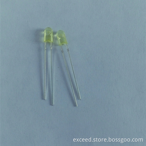 4.6mm Blue Color Oval LED Lamp
